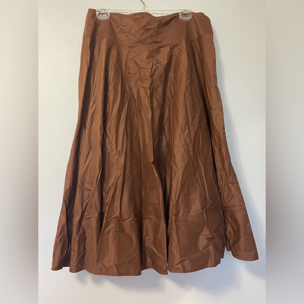 Ralph Lauren long brown skirt, new with tags! Perfect all year round.